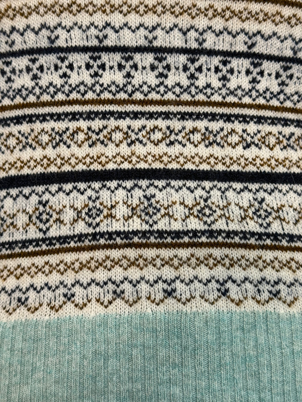 Sage Fair Isle Knit Vest