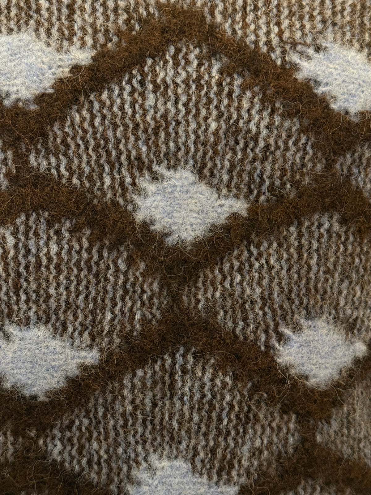 Brown & Blue Knitted Jumper
