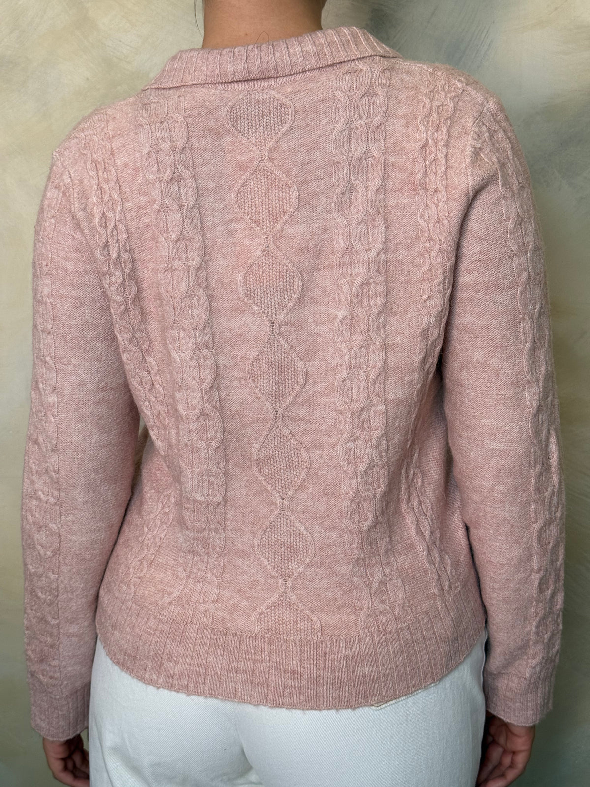Soft Blush Knitted Jumper