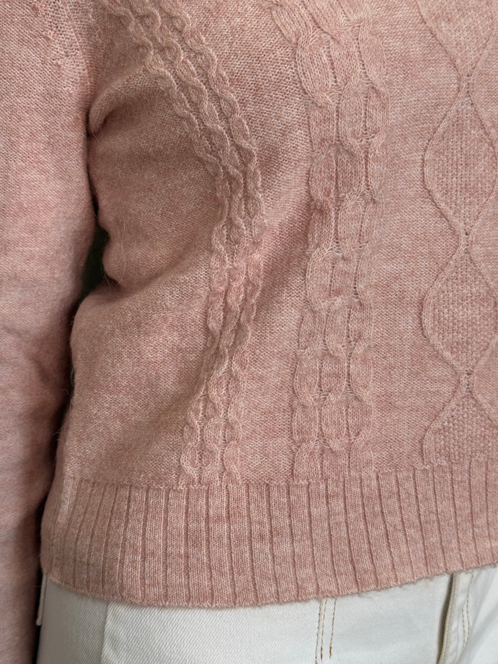 Soft Blush Knitted Jumper
