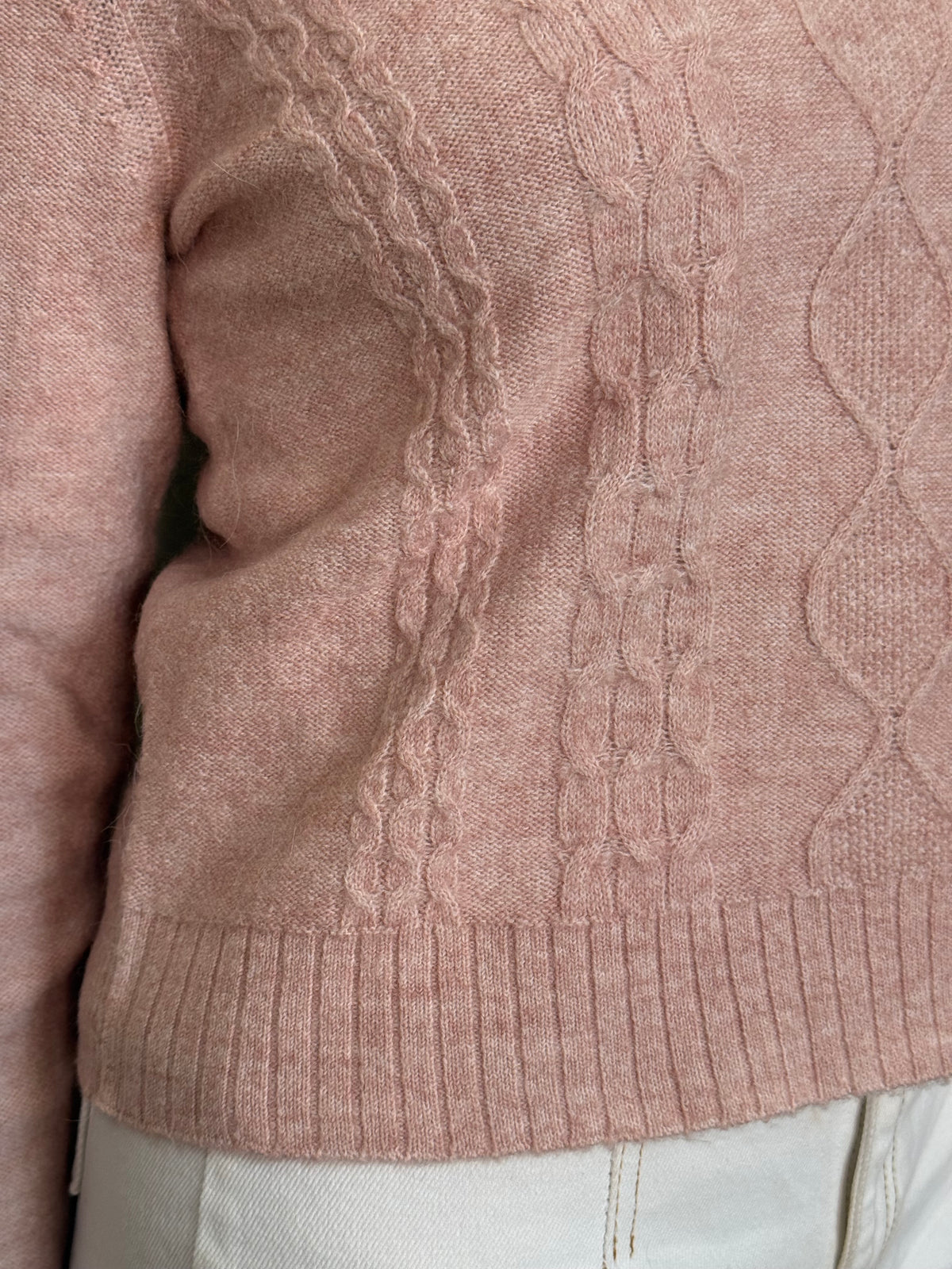 Soft Blush Knitted Jumper