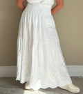 White Broderie Anglaise Skirt